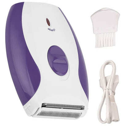 Generic Lady Epilator with Stainless Steel Blade - Cordless Rechargeable Hair Trimmer