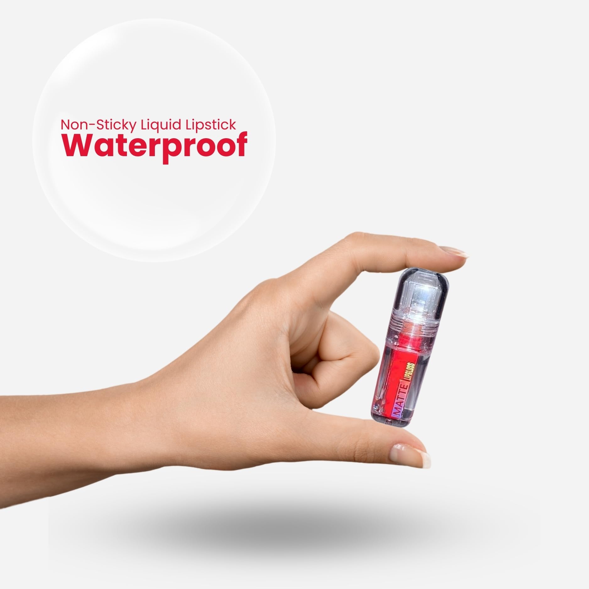 Generic Matte Lip Gloss for Women - Long Lasting Non-Sticky Lightweight Moisturizing Daily Wear Lip Gloss - packaging (10)
