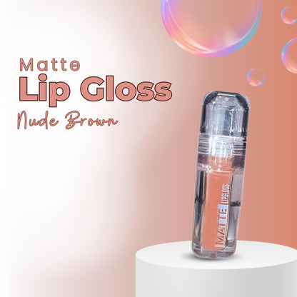 Generic Matte Lip Gloss for Women - Long Lasting Non-Sticky Lightweight Moisturizing Daily Wear Lip Gloss - front view (14)