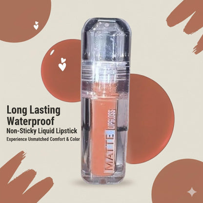 Generic Matte Lip Gloss for Women - Long Lasting Non-Sticky Lightweight Moisturizing Daily Wear Lip Gloss - ingredients panel
