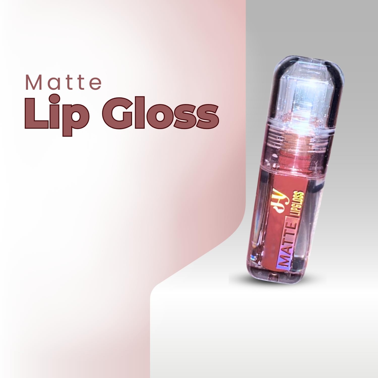 Generic Matte Lip Gloss for Women - Long Lasting Non-Sticky Lightweight Moisturizing Daily Wear Lip Gloss - front view