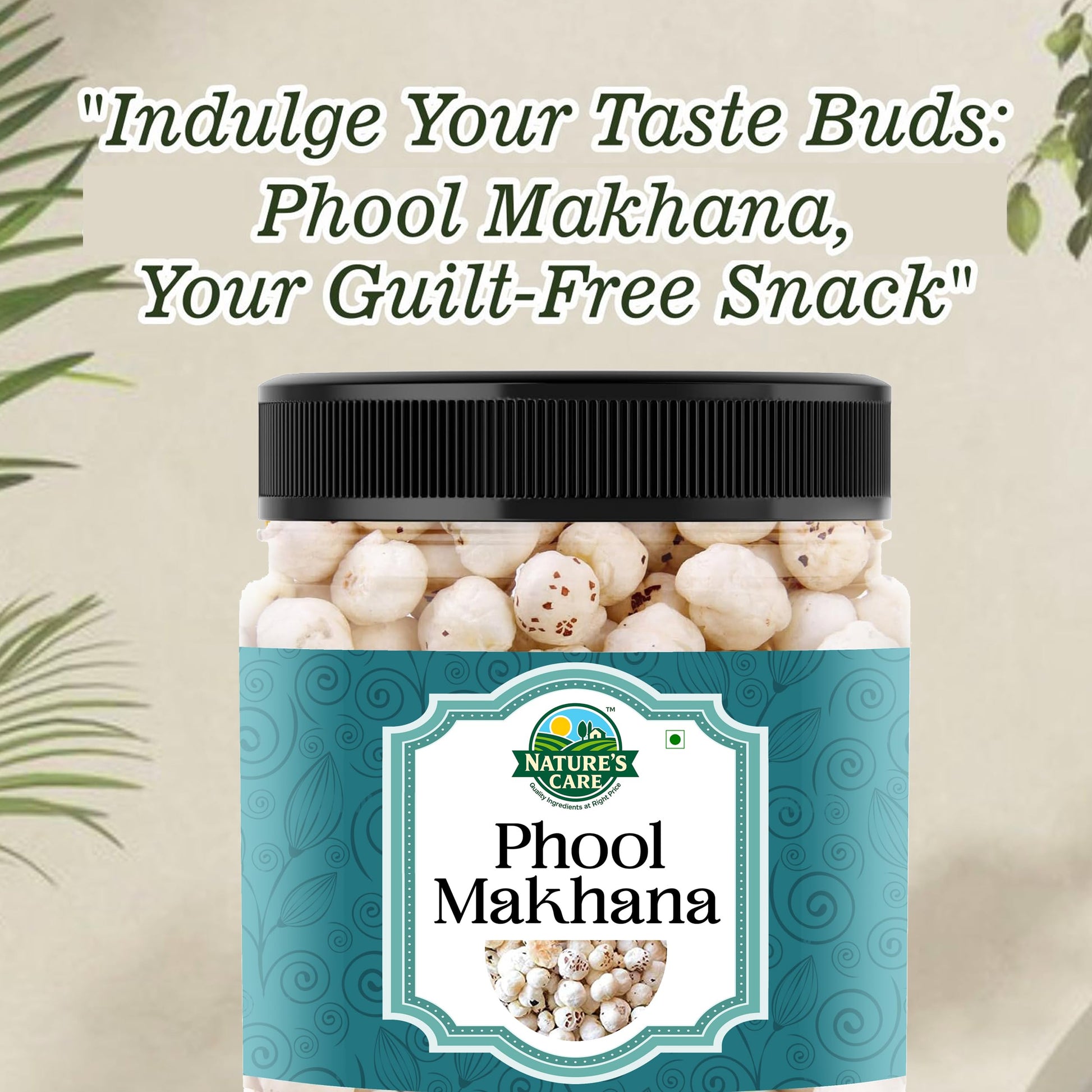 Generic Phool Makhana Puffed Snack, Handpicked Foxnuts for Cooking and Snacking - packaging