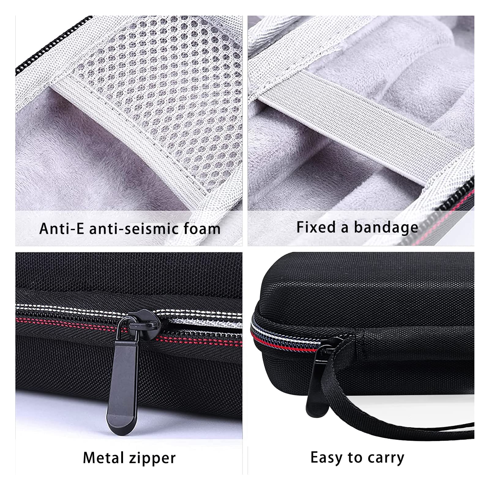 Generic Trimmer Travel Case for Braun XT5100 One Blade Hybrid Beard Trimmer, Hard Shell Shaver Storage Box, Portable 18x7x6 c