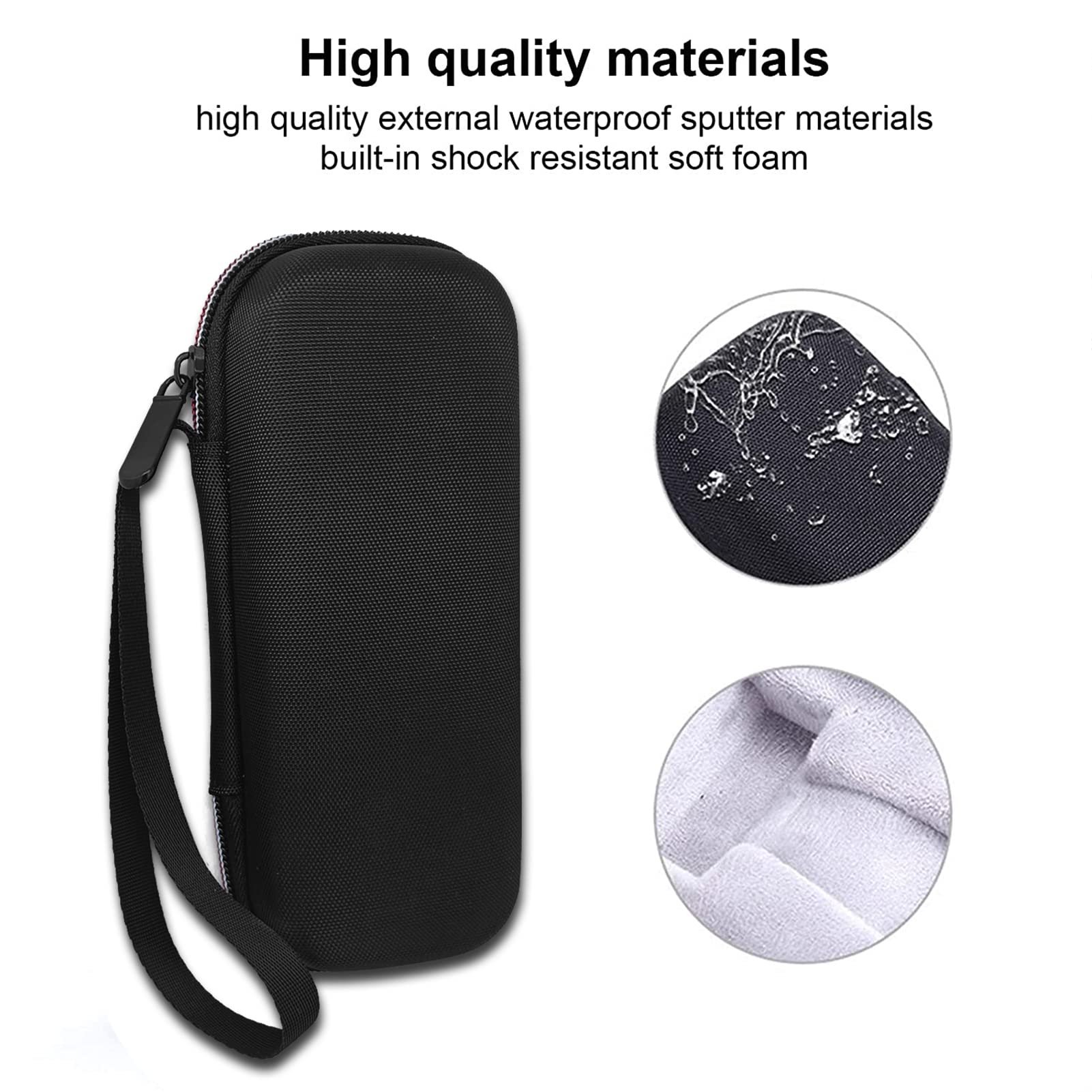 Generic Trimmer Travel Case for Braun XT5100 One Blade Hybrid Beard Trimmer, Hard Shell Shaver Storage Box, Portable 18x7x6 c