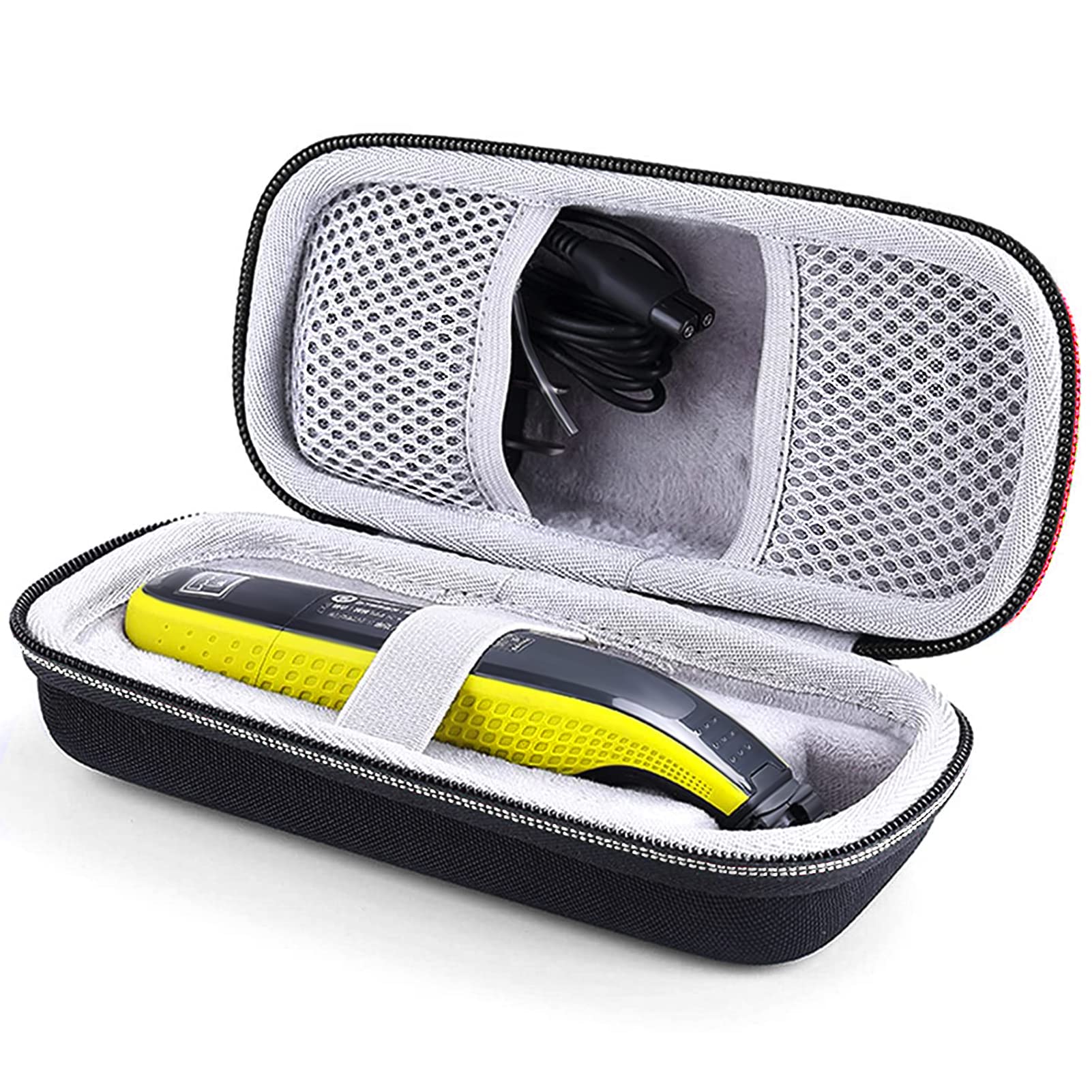 Generic Trimmer Travel Case for Braun XT5100 One Blade Hybrid Beard Trimmer, Hard Shell Shaver Storage Box, Portable 18x7x6 c