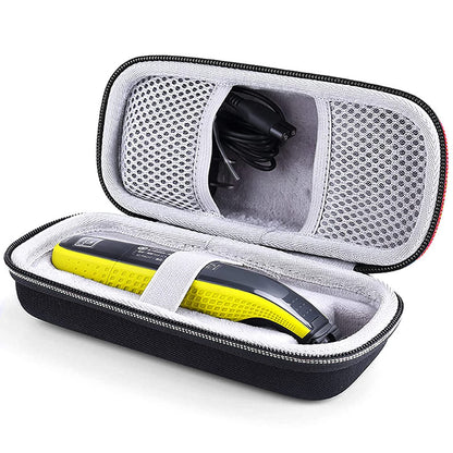 Generic Trimmer Travel Case for Braun XT5100 One Blade Hybrid Beard Trimmer, Hard Shell Shaver Storage Box, Portable 18x7x6 c