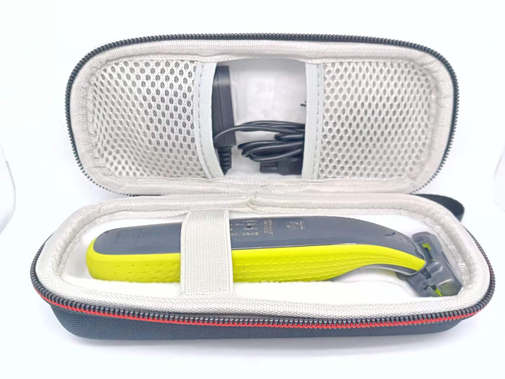 Generic Trimmer Travel Case for Braun XT5100 One Blade Hybrid Beard Trimmer, Hard Shell Shaver Storage Box, Portable 18x7x6 c
