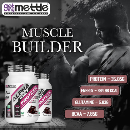 getmymettle Alpha Whey Protein Powder, Banned Substance Free, Gluten Free, Low Fat, No Artificial Colors - label detail (13)