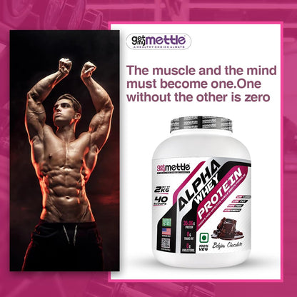 getmymettle Alpha Whey Protein Powder, Banned Substance Free, Gluten Free, Low Fat, No Artificial Colors - ingredients panel 
