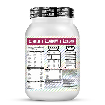 getmymettle Alpha Whey Protein Powder, Banned Substance Free, Gluten Free, Low Fat, No Artificial Colors - front view (18)