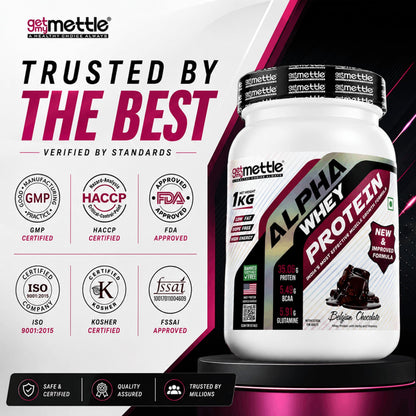 getmymettle Alpha Whey Protein Powder, Banned Substance Free, Gluten Free, Low Fat, No Artificial Colors - in use (24)