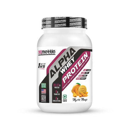 getmymettle Alpha Whey Protein Powder, Banned Substance Free, Gluten Free, Low Fat, No Artificial Colors (31)