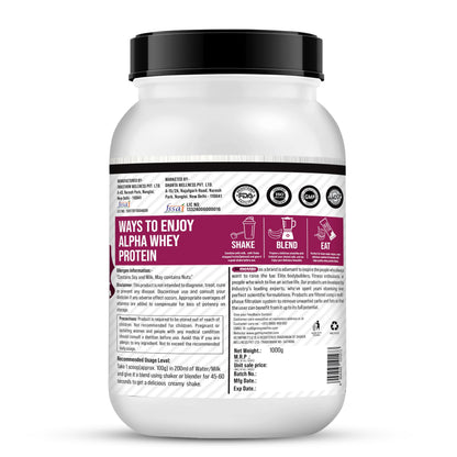 getmymettle Alpha Whey Protein Powder, Banned Substance Free, Gluten Free, Low Fat, No Artificial Colors - packaging (33)
