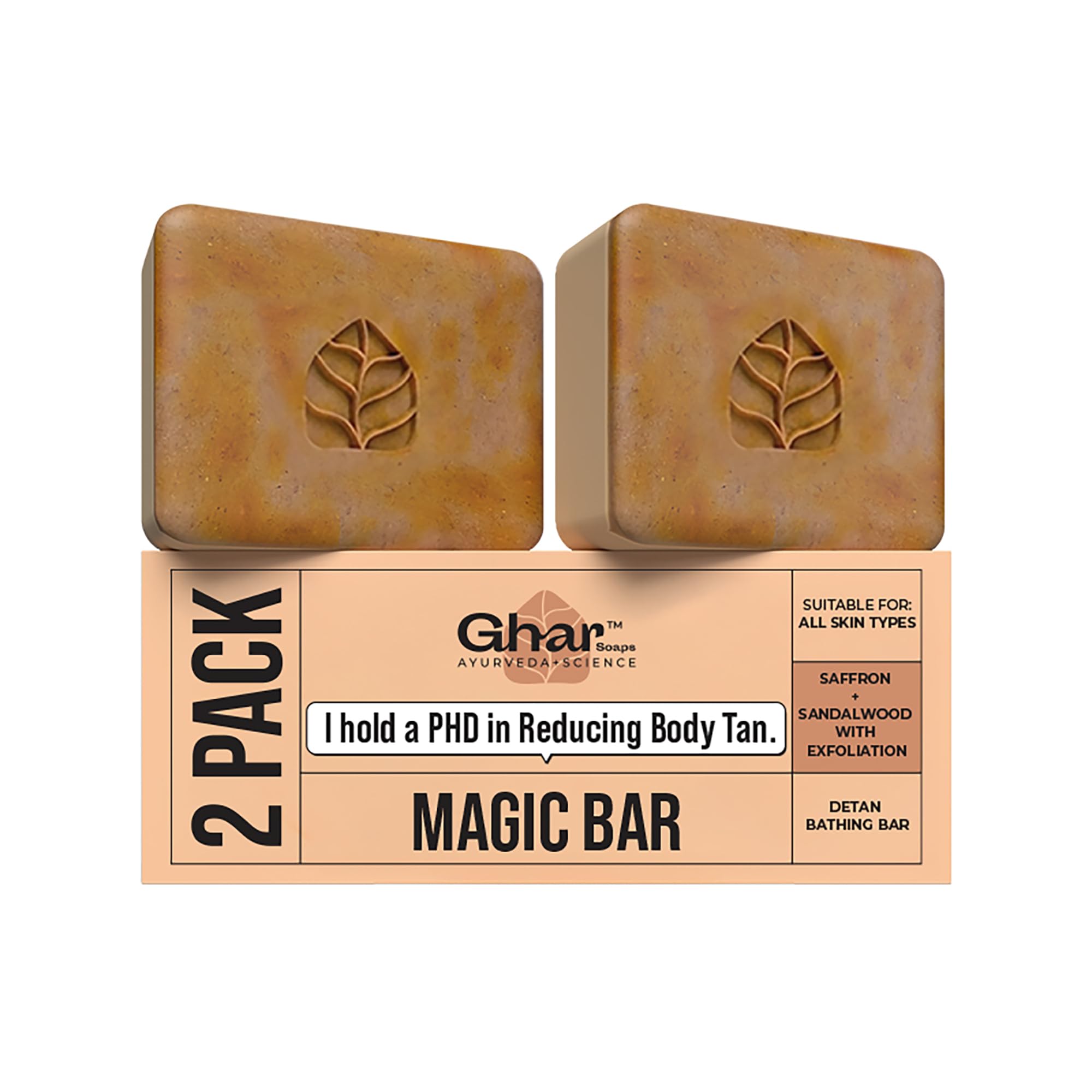 GHAR SOAPS Sandalwood & Saffron Handmade Soap Bar, 100g, Paraben-Free, Sulfate-Free, Unisex Solid Soap (9)