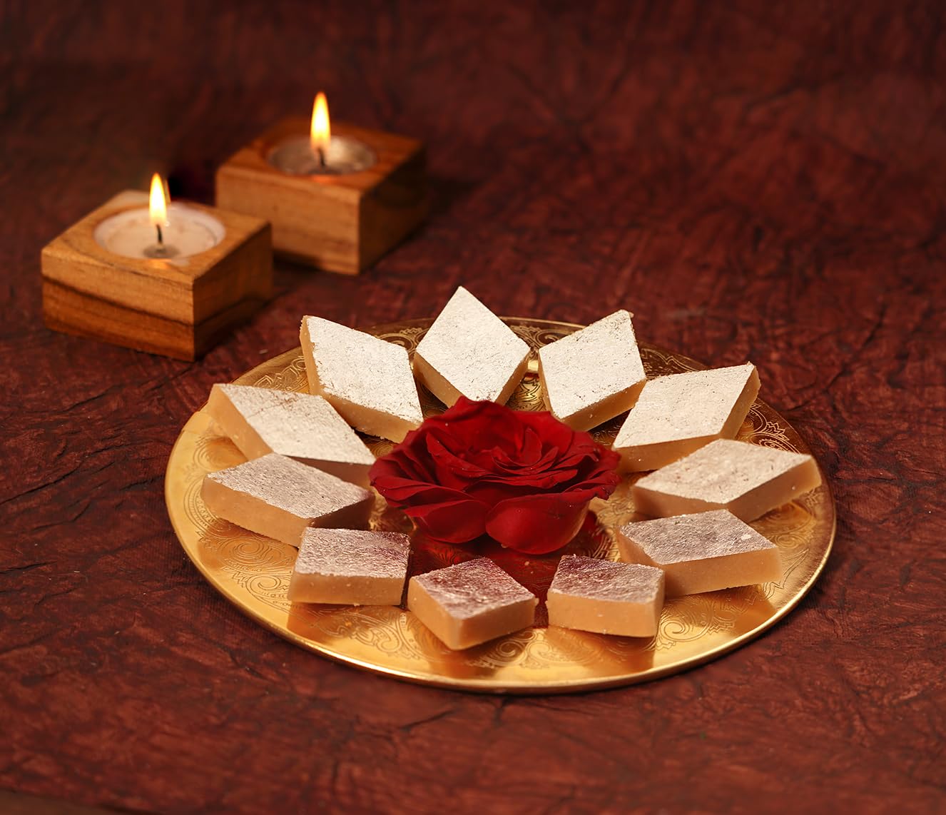 Ghasitaram Gifts Pure Kaju Katlis Box, 200g - packaging