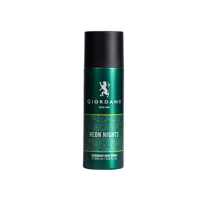 Giordano Aqua Wave Deodorant Spray for Men, 200ml, Body Spray with Pineapple and Cedarwood Fragrance (10)