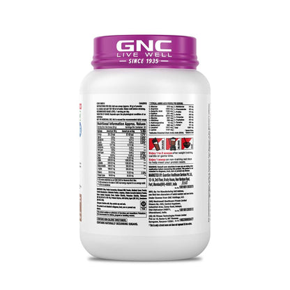 GNC Pro Performance Power Protein Powder, 2 lbs, 30 Servings, Double Rich Chocolate, Informed Choice Certified, 30g Protein, 