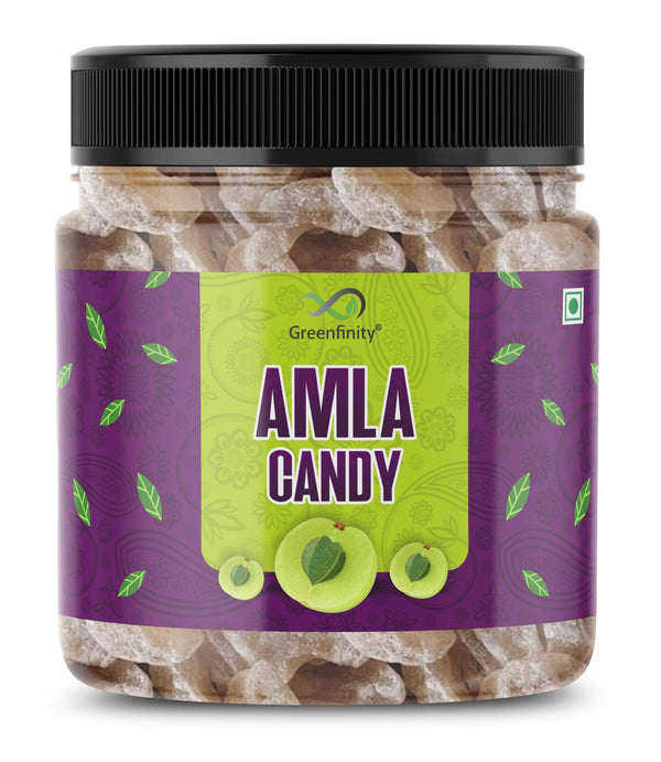 GreenFinity Dried Sweet Amla Candy, Indian Gooseberry Fruit, 250g