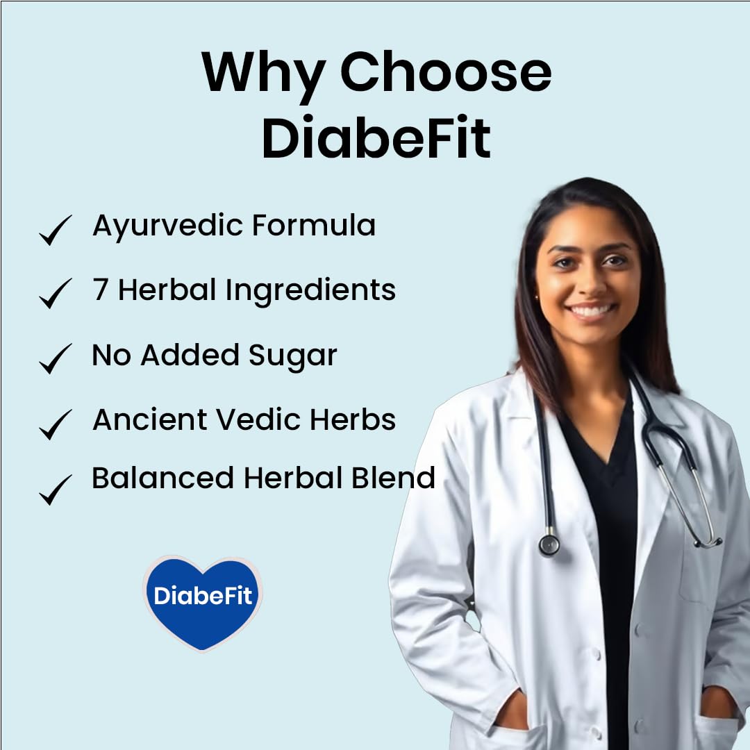 GROWFITZ Diabefit Herbal Juice 1L, Karela & Amla Blend, No Added Sugar, Dietary Supplement - label detail
