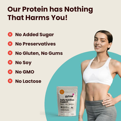 Gytree Plant-Based Protein Powder for Women, Vegan Protein Supplement, 24g per Serving - packaging (60)