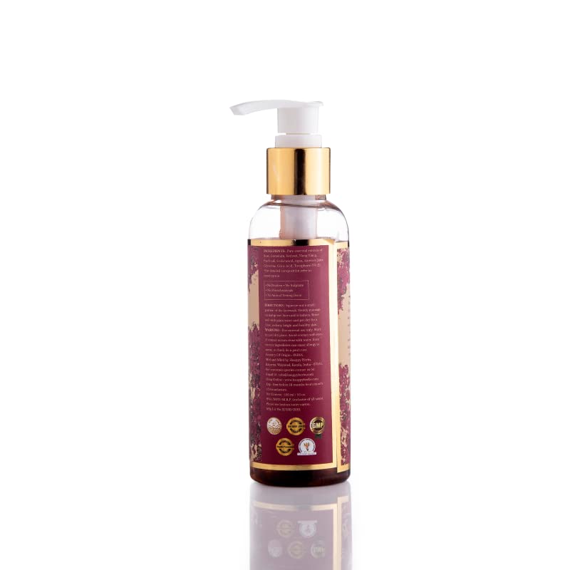 HAAPPY HERBS - BEAUTIFUL NATURALLY Rosa Face Wash for Women with Rose & Aloe, 150ml - in use