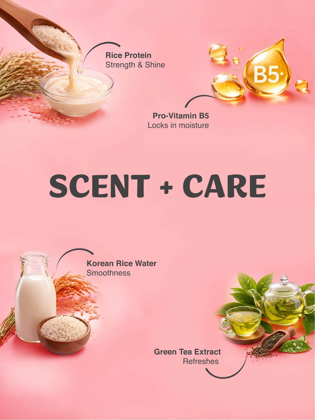 Hair Drama Co. Hair & Body Mist Perfume Set of 3 - Alcohol-Free, Paraben-Free, Travel-Friendly Fragrance for Women - packagin