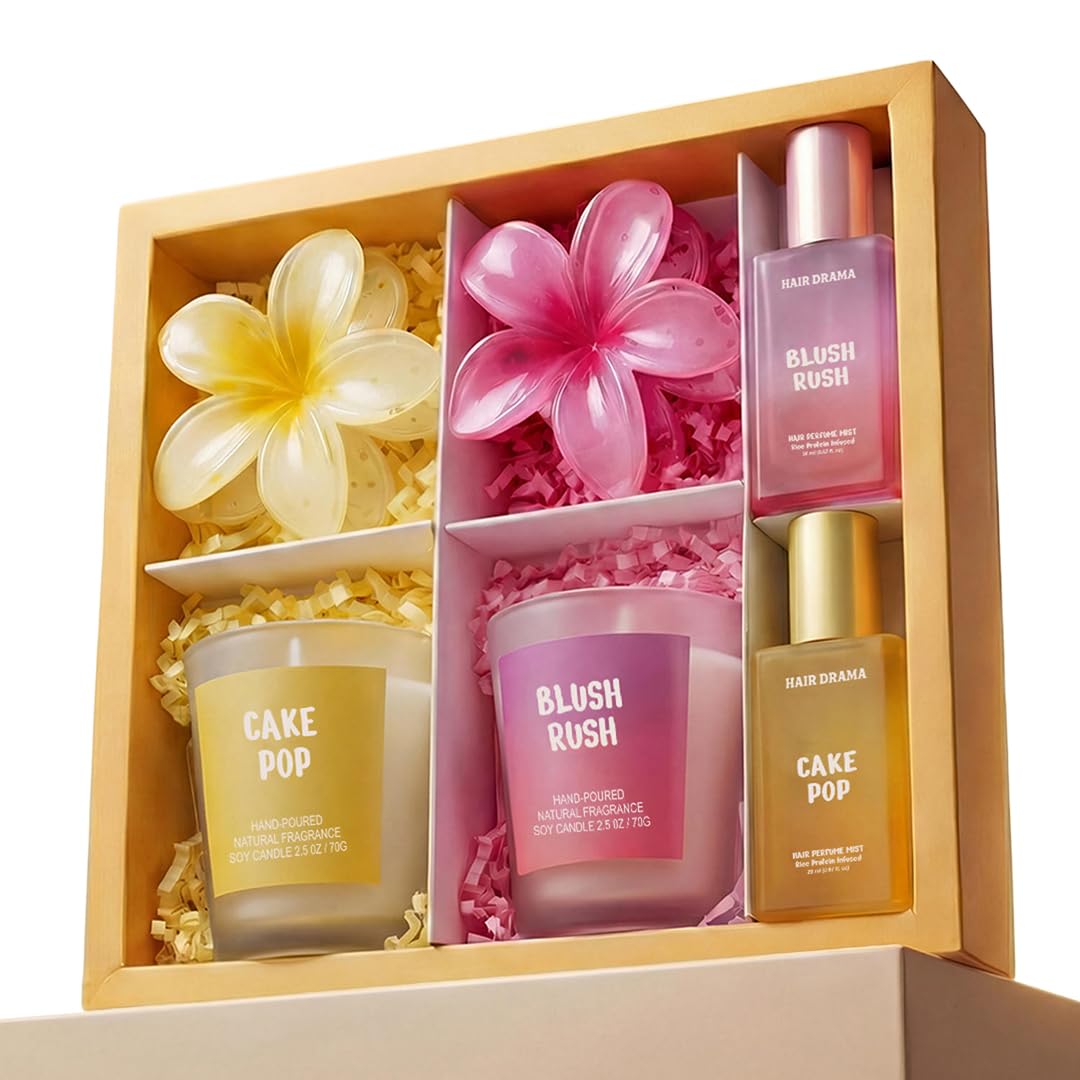 Hair Drama Co. Hair & Body Mist Perfume Set of 3 - Alcohol-Free, Paraben-Free, Travel-Friendly Fragrance for Women (26)