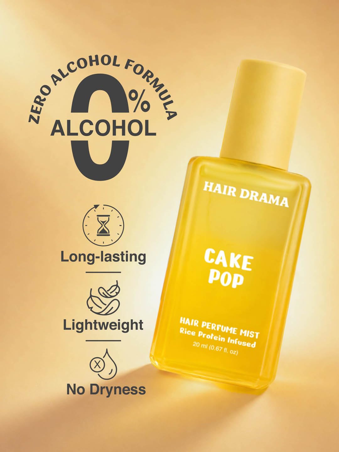 Hair Drama Co. Hair & Body Mist Perfume Set of 3 - Alcohol-Free, Paraben-Free, Travel-Friendly Fragrance for Women - front vi