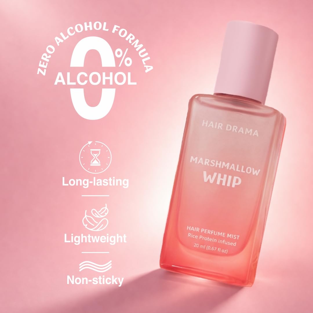 Hair Drama Co. Hair & Body Mist Perfume Set of 3 - Alcohol-Free, Paraben-Free, Travel-Friendly Fragrance for Women - packagin