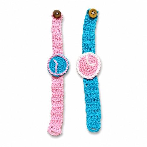 Handmade Crochet Kids Rakhi | Soft Cotton Knitted Rakhi for Boys & Girls | Skin-Friendly, Lightweight & Reusable | Raksha Ban