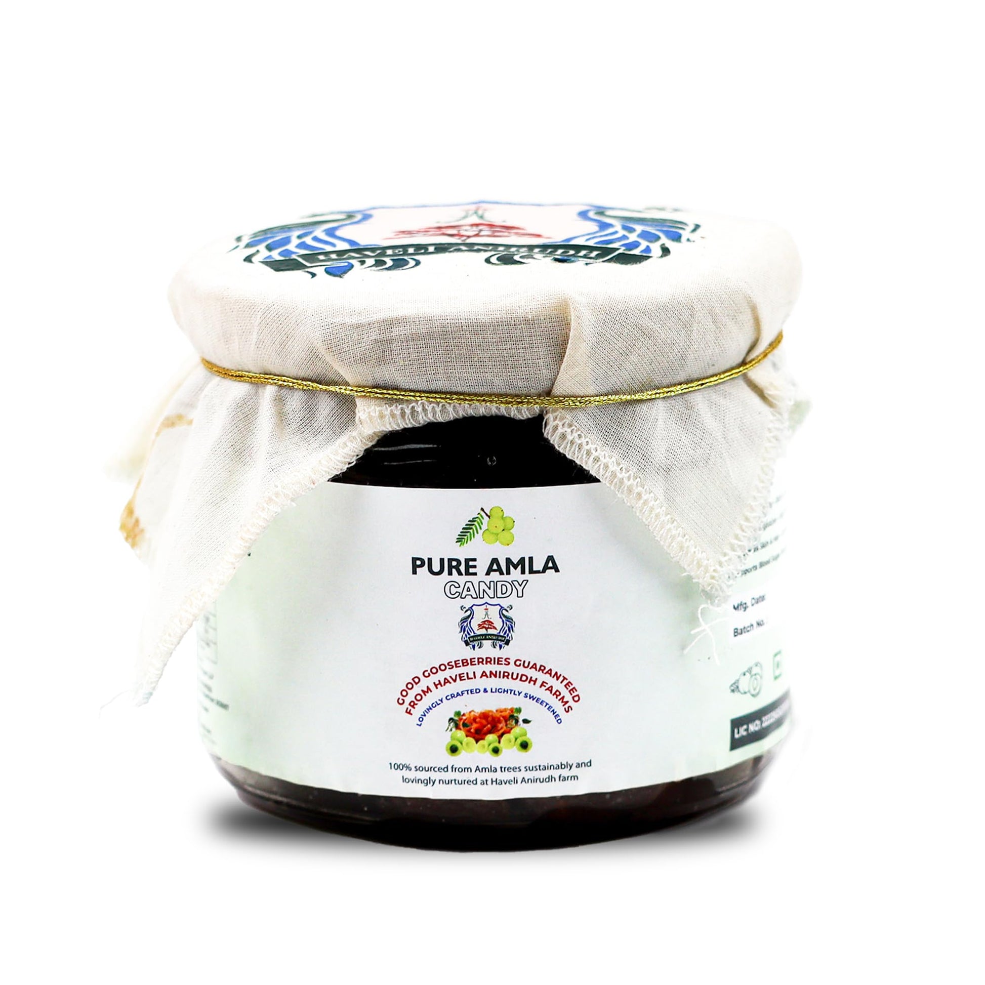 Haveli Anirudh Amla Gur Candy | Traditional Amla Candy with Jaggery | No Preservatives | Glass Jar