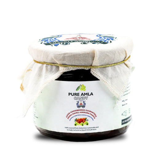 Haveli Anirudh Amla Gur Candy | Traditional Amla Candy with Jaggery | No Preservatives | Glass Jar