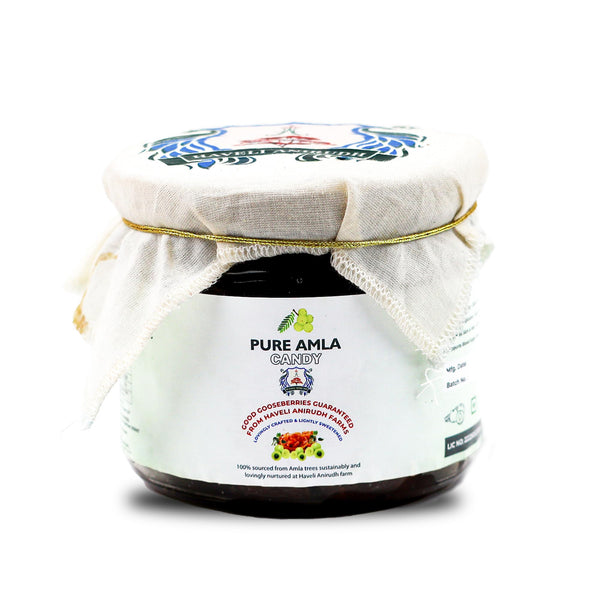 Haveli Anirudh Amla Gur Candy | Traditional Amla Candy with Jaggery | No Preservatives | Glass Jar