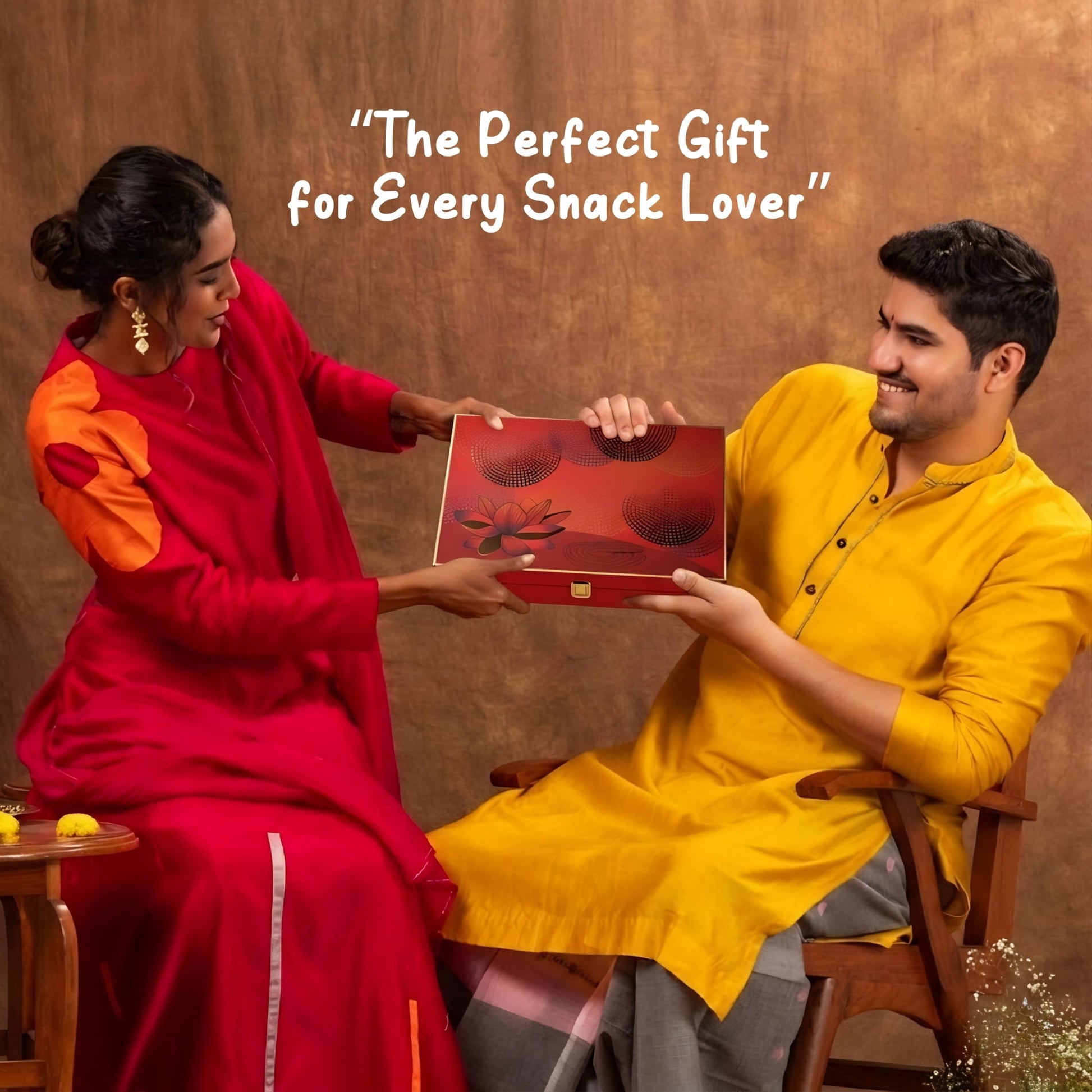 Healthy Master 12-Item Rakhi Gift Hamper | 4 Rakhi, Kumkum Chawal, | Quinoa Chips, Jowar Chips, Millet Snacks Pudina, Peri Pe