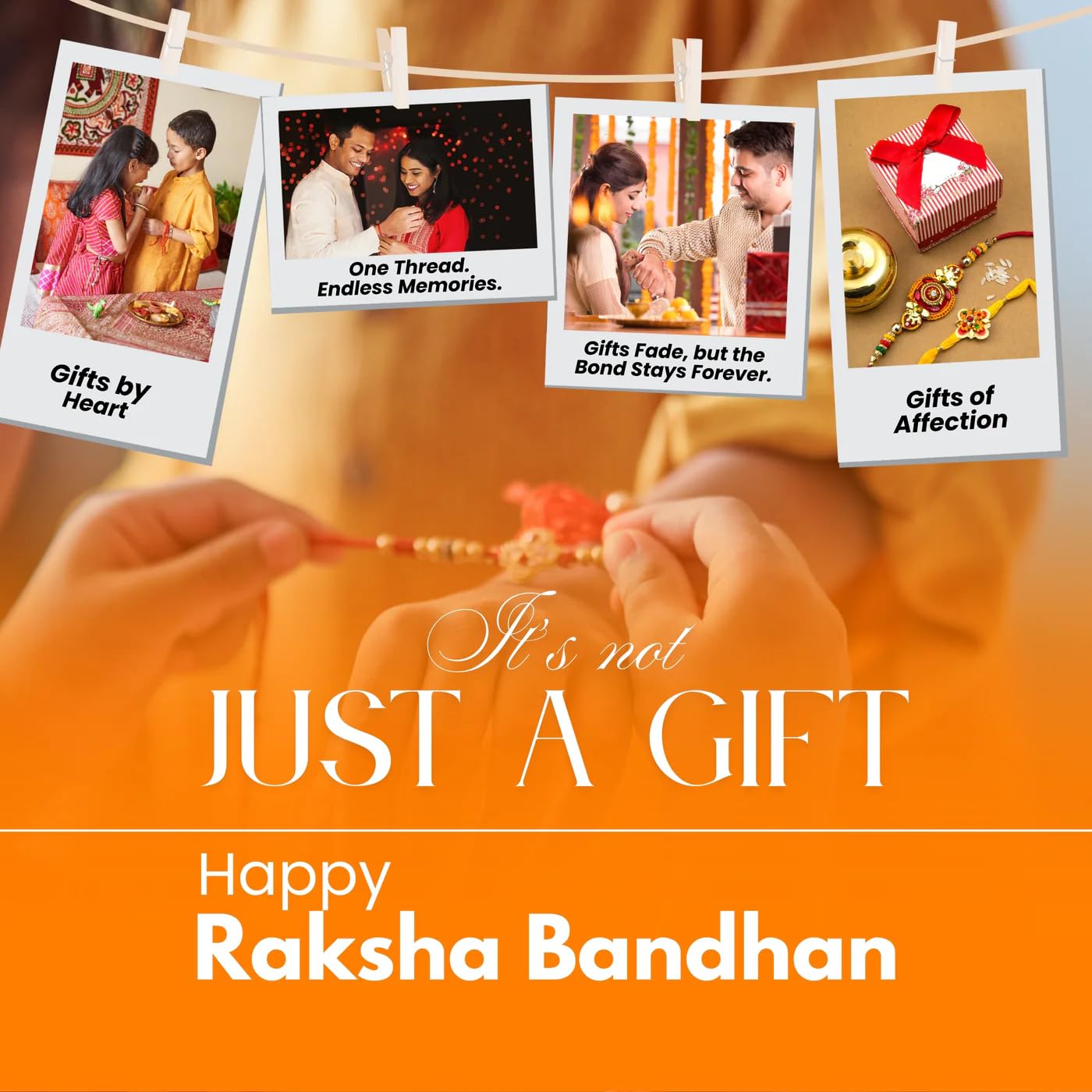 Healthy Master 7-Item Rakhi Gift Hamper | 1 Rakhi, Kumkum chawal, Greeting Card | Oats Chips, Palak Chips, Mixed Veg Chips & 