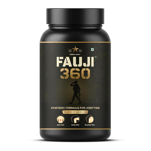 Herbal Deck Fauji 360 Powder, 150g, Ayurvedic Herbal Blend with 15 Herbs