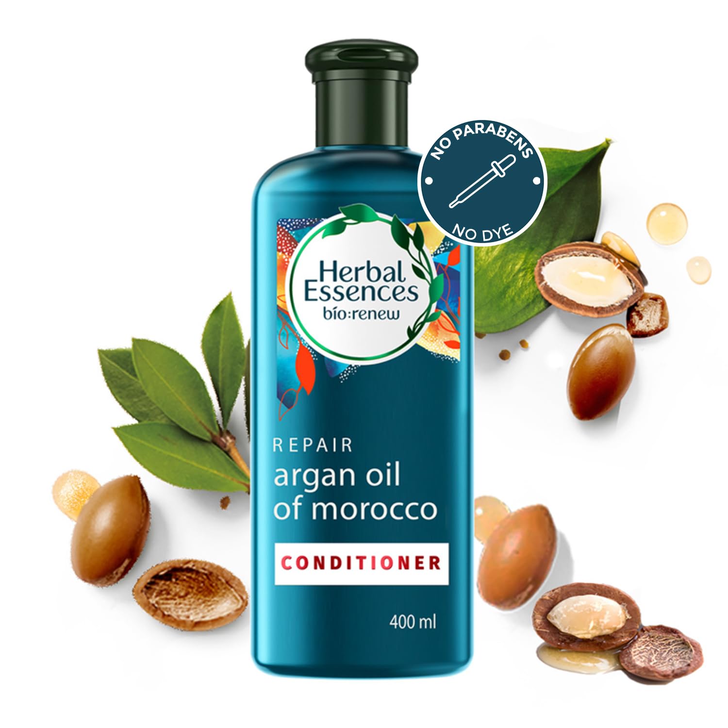 Herbal Essences Argan Oil of Morocco Conditioner, Unisex Adult, Color-Safe, pH-Balanced, Kew-Endorsed Botanicals (10)