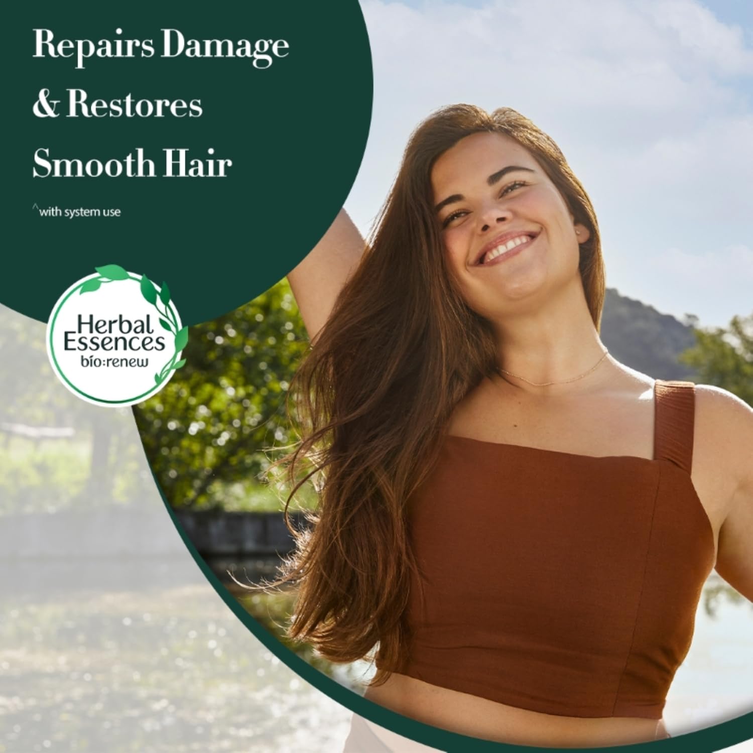 Herbal Essences Argan Oil of Morocco Conditioner, Unisex Adult, Color-Safe, pH-Balanced, Kew-Endorsed Botanicals - label deta
