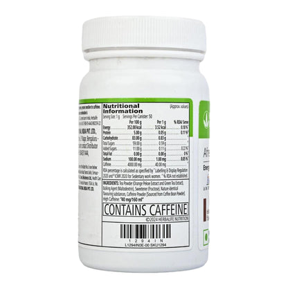 Herbalife Afresh Energy Drink Mix, Elaichi (Cardamom) Flavor, 50g, Powdered Concentrate - packaging