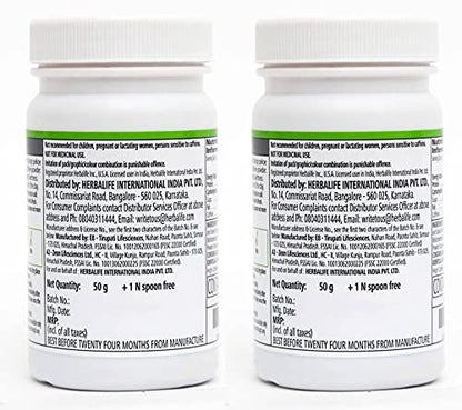 Herbalife Afresh Energy Drink Mix, Flavored Powdered Drink Concentrate with Guarana and Orange Pekoe Extracts - front view
