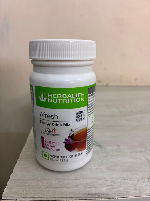 Herbalife Afresh Energy Drink Mix Kashmiri Kahwa, 40g, Powdered Drink Concentrate