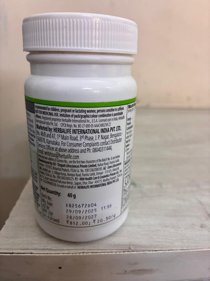 Herbalife Afresh Energy Drink Mix Kashmiri Kahwa, 40g, Powdered Drink Concentrate - packaging