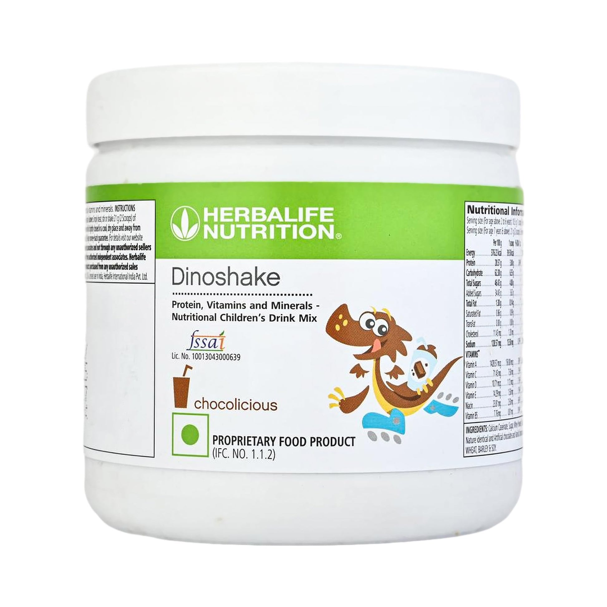 Herbalife Dinoshake Chocolate Powder, 200g, Family Nutrition Drink Mix