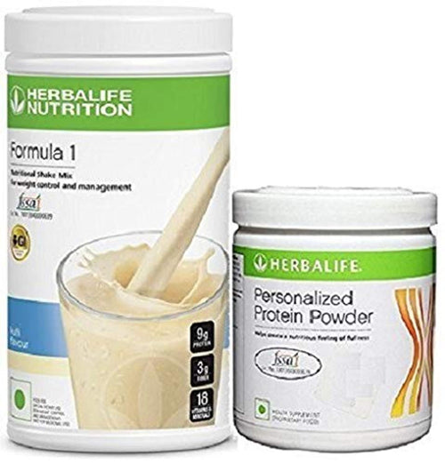 Herbalife Formula 1 Kulfi Meal Replacement Shake Mix 500g with Personalized Protein Powder 200g