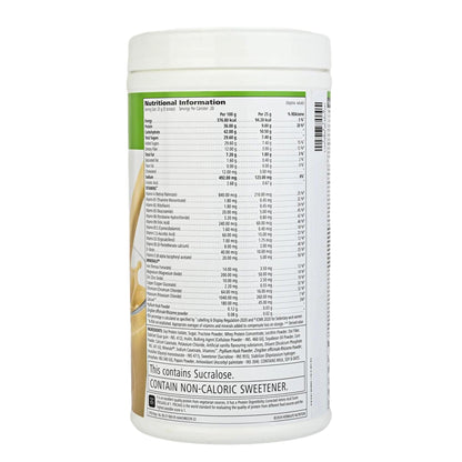 Herbalife Formula 1 Meal Replacement Shake, Vanilla, 500g, Powder - back view