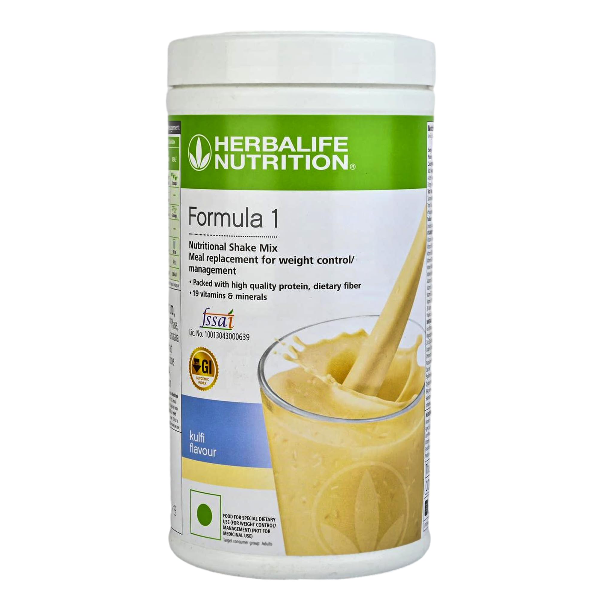 Herbalife Formula 1 Nutritional Shake Mix Kulfi 500g + Plant-Based Protein Powder 400g, Meal Replacement Beverage, 2-Pack (90