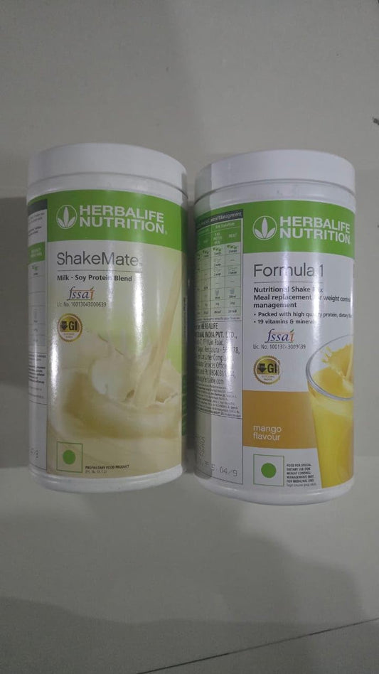 Herbalife Formula 1 Shake Meal Replacement, Mango, 1000g, Pack of 2