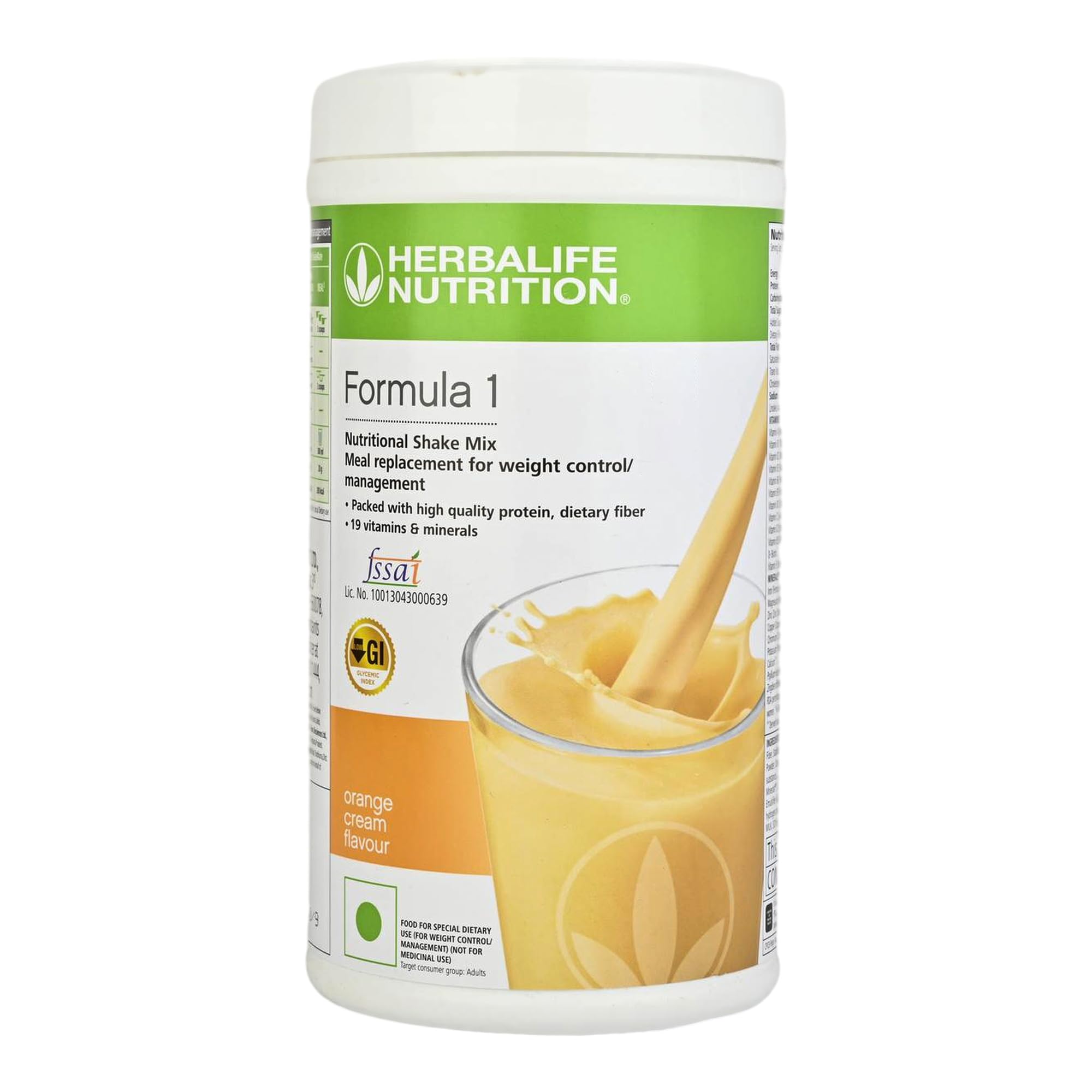 Herbalife Formula 1 Shake Orange Cream, 500g, Meal Replacement Beverage
