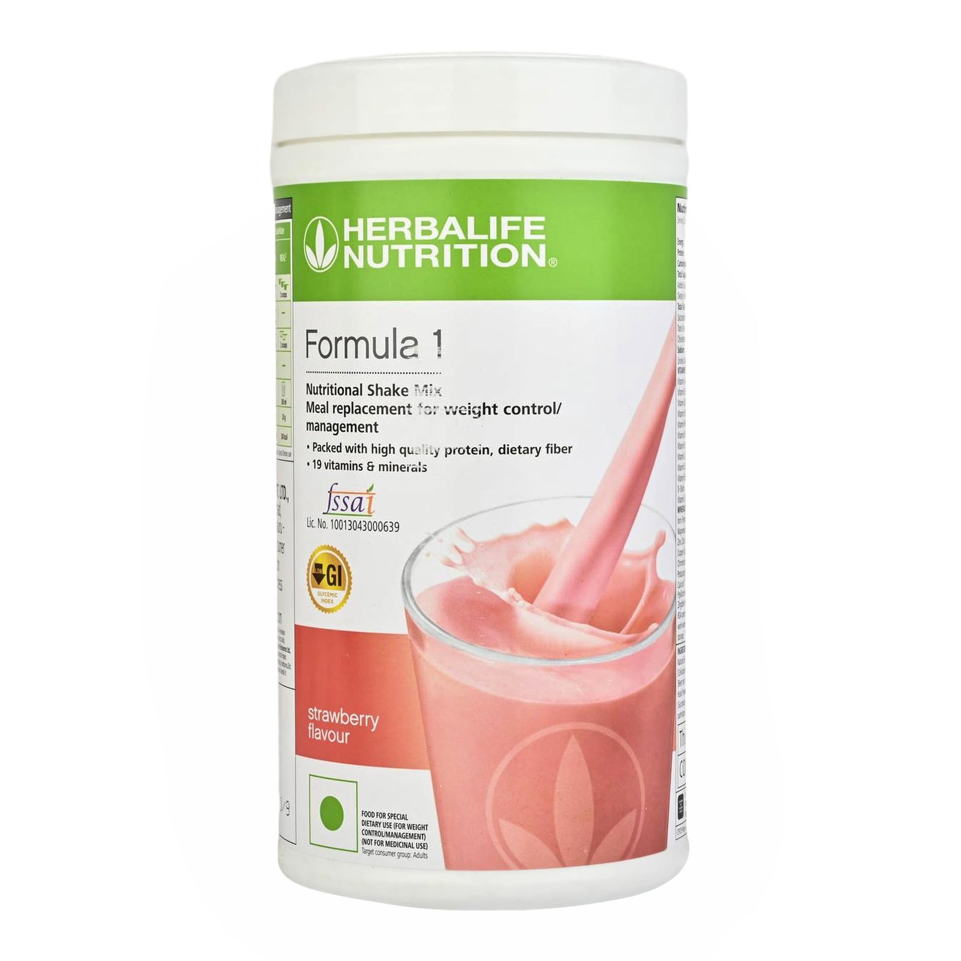 Herbalife Formula 1 Strawberry Shake 500g, Protein 200g, Afresh Lemon Energy Drink 50g, ShakeMate 500ml - Meal Replacement & 