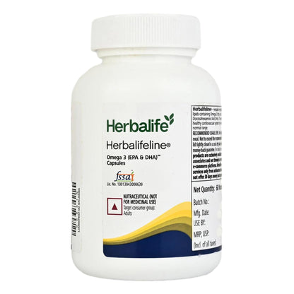Herbalife Herbalifeline Omega-3 Fatty Acid Supplement, 60 Softgels, 90g